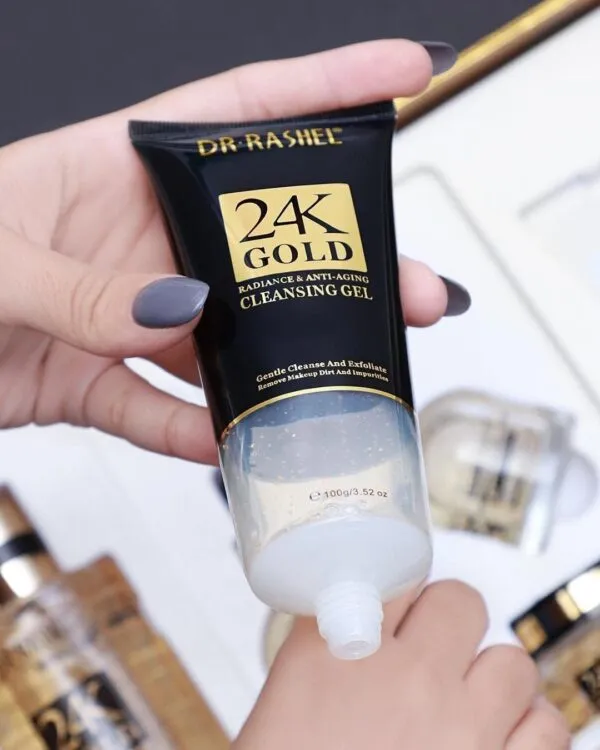 DR RASHEL 24K GOLD RADIANCE AND ANTI AGEING SKIN CARE SERIES 5 IN 1 SET