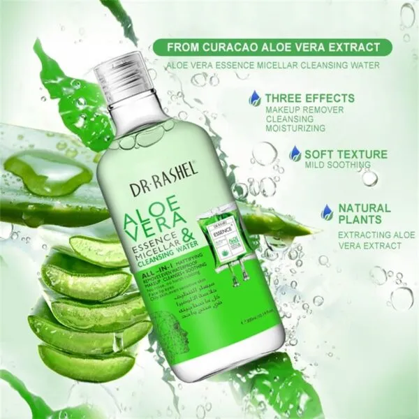 DR RASHEL ALOE VERA ESSENCE MICELLAR CLEANSING WATER - Image 2