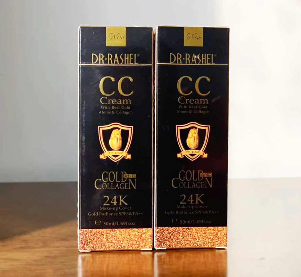 DR. RASHEL CC CREAM GOLD & COLLAGEN MAKE-UP COVER GOLD RADIANCE SPF60/PA++