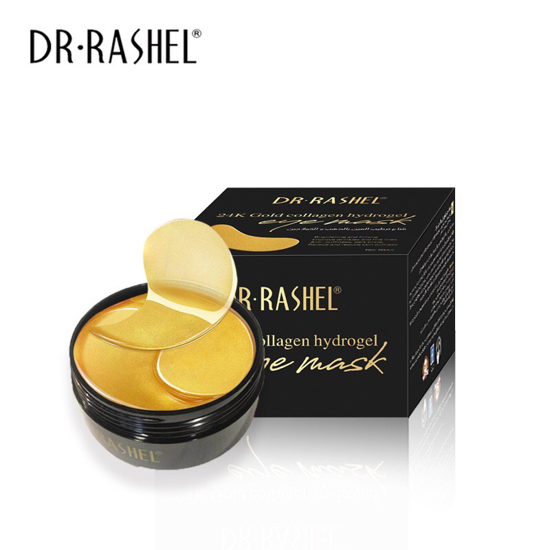 Dr Rashel 24k Gold Collagen Hydrogel Eye Mask | Improve Wrinkles , Anti Puffiness , And Dark Circle