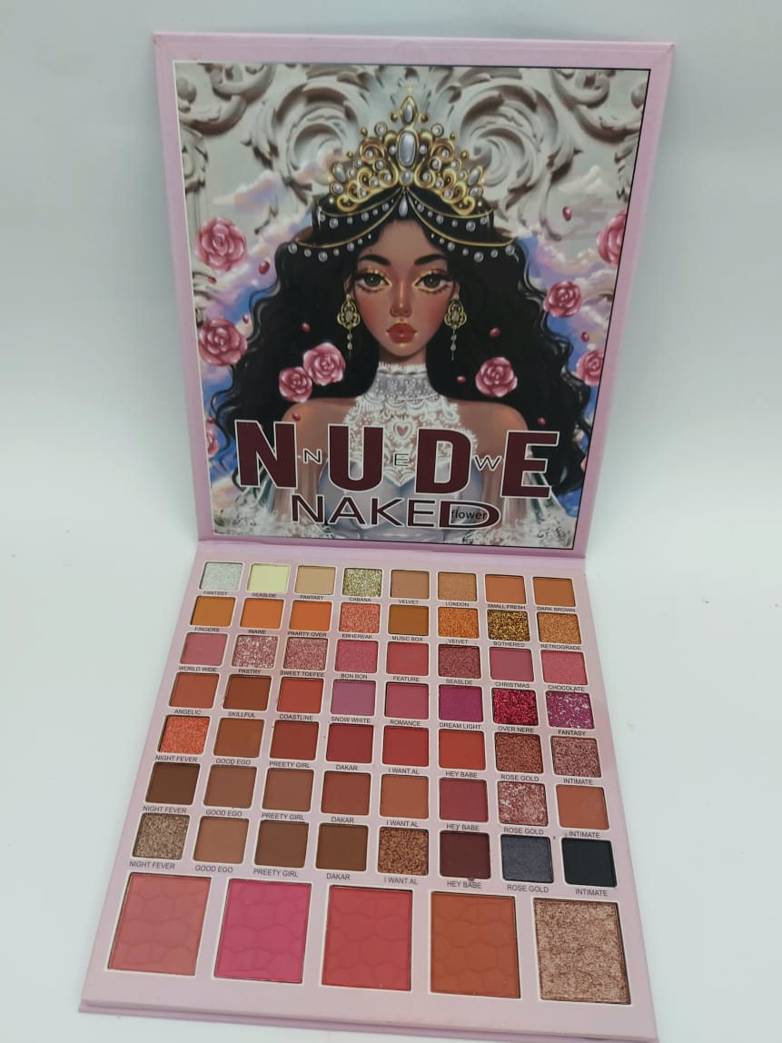 NUDE NAKED 61 Colors Nude Eyeshadow,Blusher And Highlight Palette