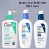 CeraVe Daily Foaming Face Wash, AM Face Moisturizer with SPF 30, and PM Facial Lotion