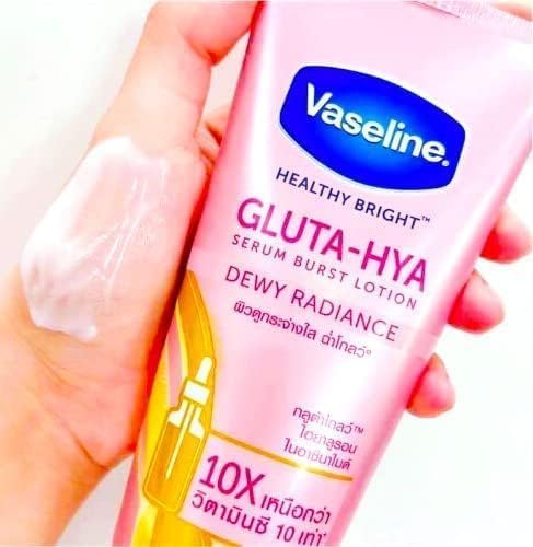 Vaseline Healthy Bright Gluta-Hya Serum Burst Lotion Dewy Radiance, 330 ml