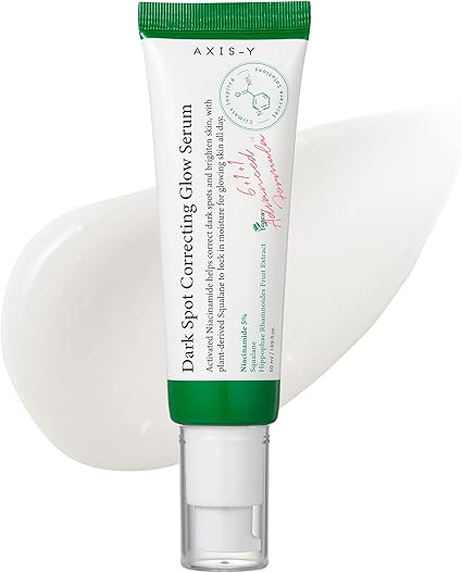AXIS-Y Dark Spot Correcting Glow Serum 50ml - 5% Niacinamide Dark Spot Remover For Face - Vegan Korean Skin Care Niacinamide Serum for All Skin Types - 1.69 fl. oz.