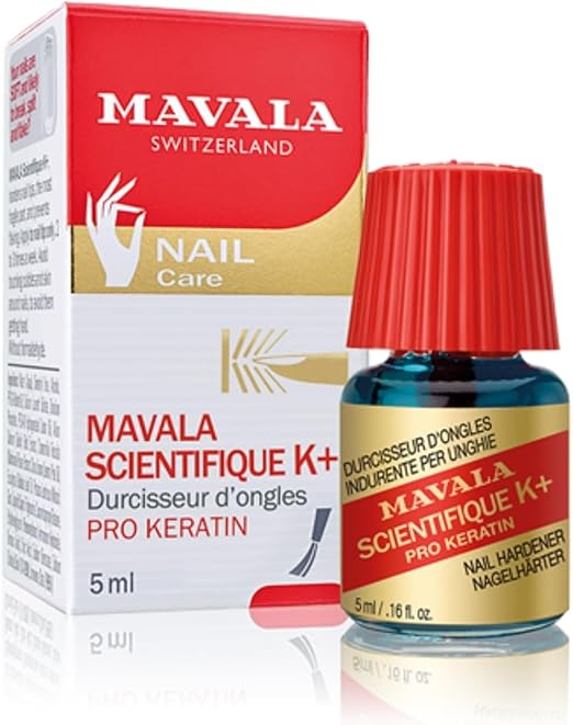 Mavala Scientifique K+ 5ml | Nail Hardener Pro Keratin | Prevents Nail from Flaking and Splitting