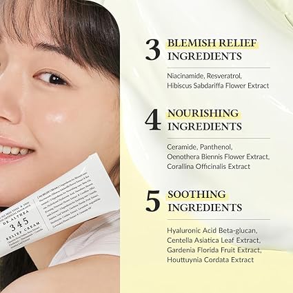 Dr.Althea 345 Relief Cream | Daily Face Moisturizer | Blemish Relief Care | Soothing Recovery & Moisture with Niacinamide, Panthenol | Korean Vegan Skincare for All Skin Types | 1.69 Fl Oz - Image 5