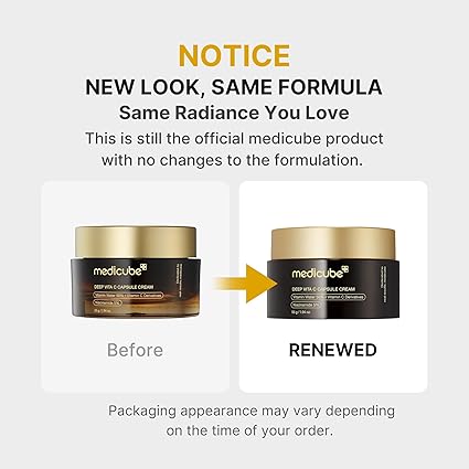 medicube Deep Vitamin C Golden Capsule Face Moisturizer - Liposome Capsules For Wrinkles, Skin Radiance - Transparent Gel for Glow Hydration - Korean Skin Care 1.94 oz - Image 5