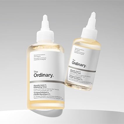 The Ordinary Glycolic Acid 7% Toning Solution, 240ml, 1 Piece, Pore Treatment, Skin Care Product
